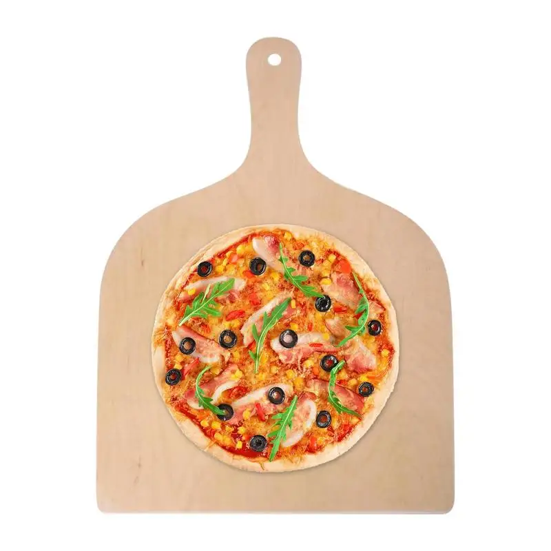 

Деревянная разделочная доска для пиццы, профессиональное весло для пиццы, 16 дюймов, материал дерево, лопатка для рыбы, пиццы, легко скользить по краям