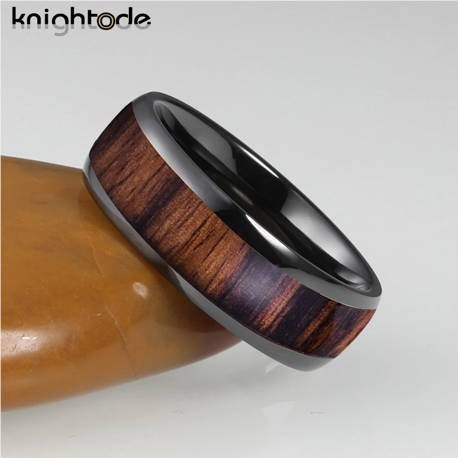 Обручальное кольцо из карбида вольфрама для мужчин и женщин 8 мм