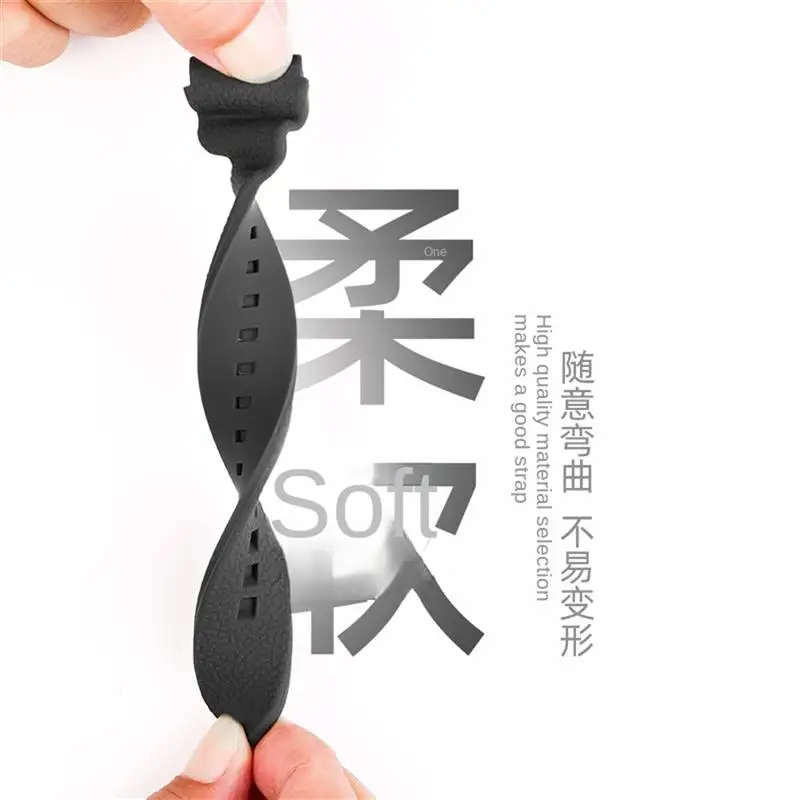 Ремешок MAISITU для Seiko 5 No. Solar мужской силиконовый резиновый браслет спортивного