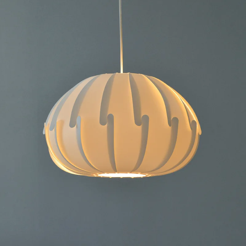 

Wabi-sabi Japanese Pendant Lamp for Kitchen Living Room Bedroom Aesthetic Room Decorator Pumpkin Resin LED Lighting Appliance