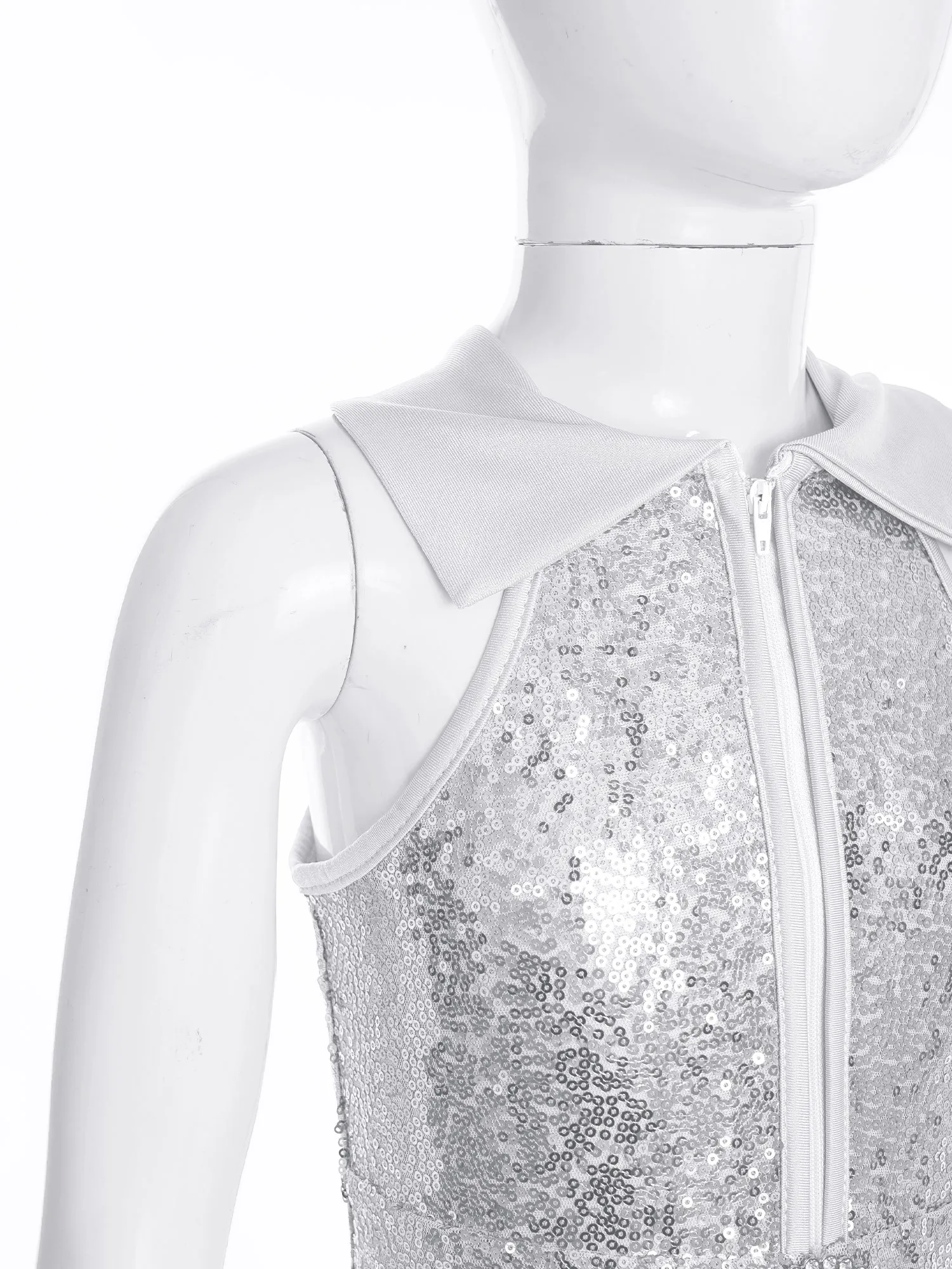 Детский комбинезон с длинными рукавами для девочек боди балета джазовых танцев