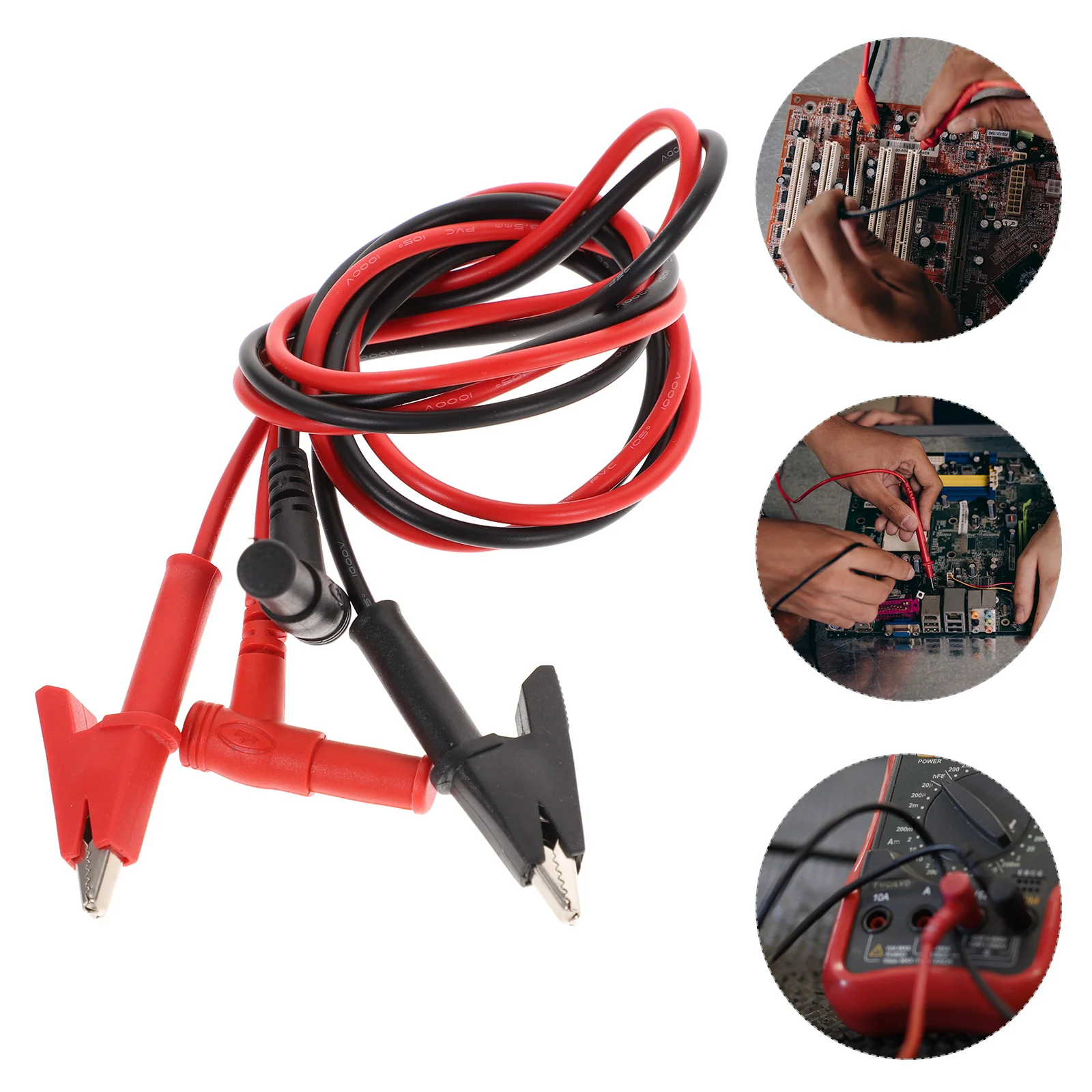 

Automotive Multimeter Cable Probe Car Lead Testing Kit Detection Small Alligator Clips Probes