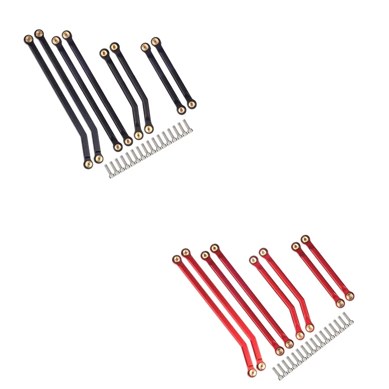 

8PCS CNC High Clearance Links 4 Link Set For Axial SCX24 Gladiator AXI00005 1/24 RC Crawler