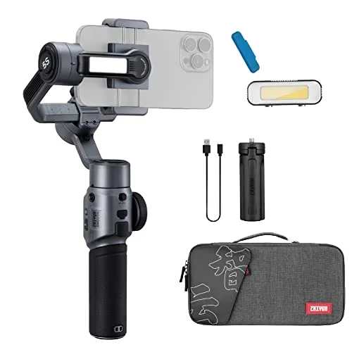 Фото Стабилизатор ZHIYUN Smooth 5S 3-осевой для смартфона и DSLR-камеры, защита от тряски, для создания видео, В НАЛИЧИИ №2