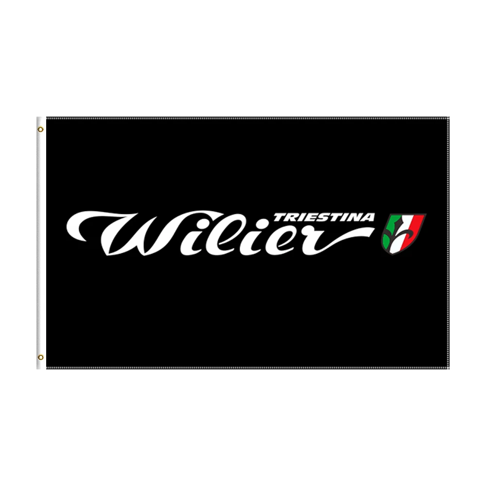 

3x5 Ft Wilier Triestina Flag Polyester Printed Bicycle Racing Banner for Decor