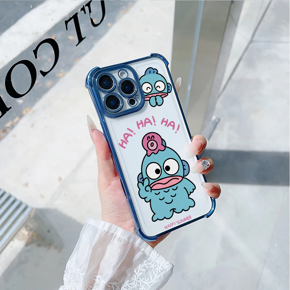 Чехол для телефона Samsung S23 S24 S25 A54 A55 ULTRA PLUS MINISO милый H-Hangyodon FE гальванический