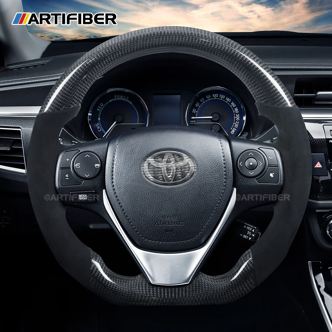 

Руль из углеродного волокна для TOYOTA Land Cruiser, Prado ,Crown,Alphard