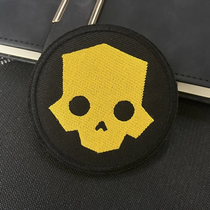 Hell Diver 2 вышитый крючок и петля hellвозможность нашивки с изображением черепа для