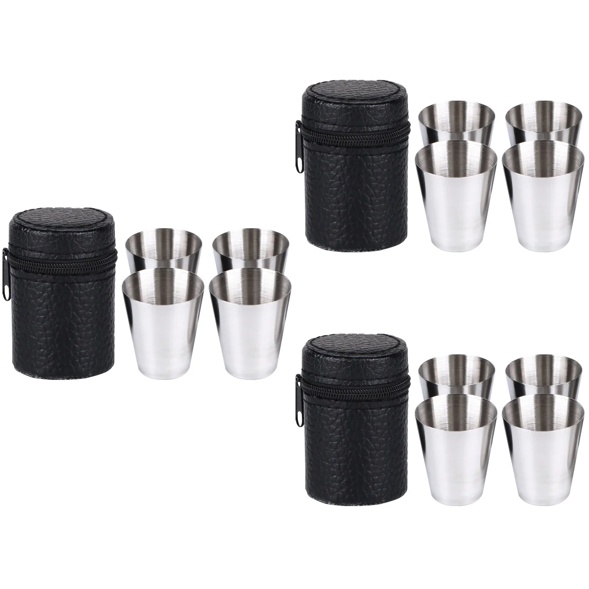 

Metal Cups Steel Drinking Tumbler Cup Party Sauce Camping Shot Mugs Backpacking Supplies Picnic Kitchen Holder Tumblers Glasses