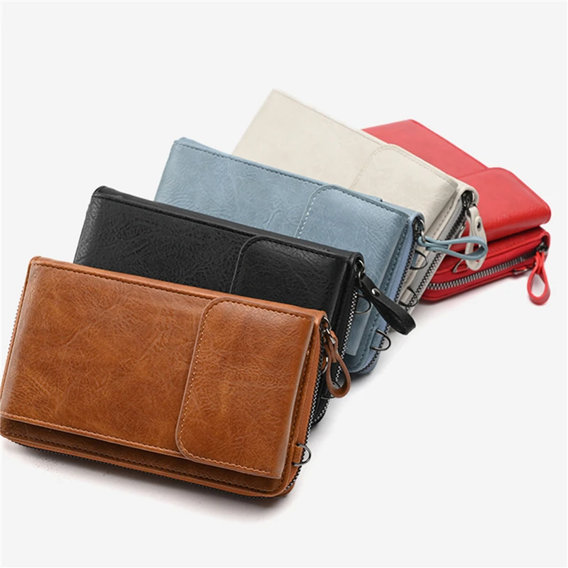 

2022 Ladies Small Crossbody Messenger Bags Women Shoulder Bag Wallet Mini PU Leather Card Holder Female Purse