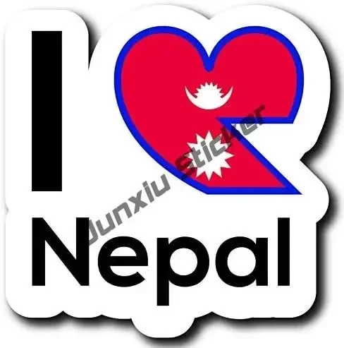 Наклейка с флагом Непала карта наклейка домашняя гордость дорожная Непал NEP
