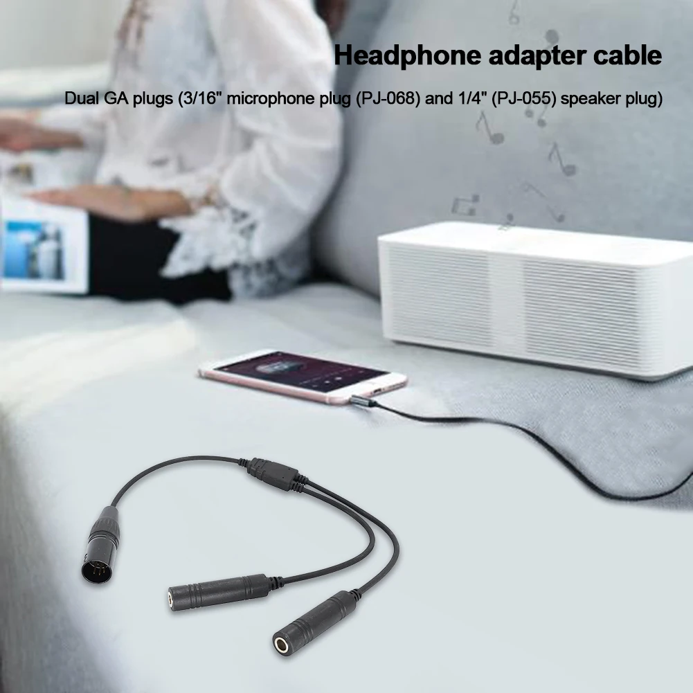 Двойные вилки к Airbus 5-контактный адаптер XLR