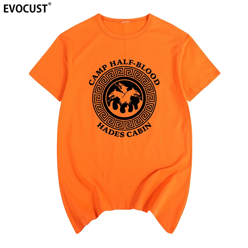 Футболка унисекс для лагеря с надписью половинная кровь каюта Перси Джексон
