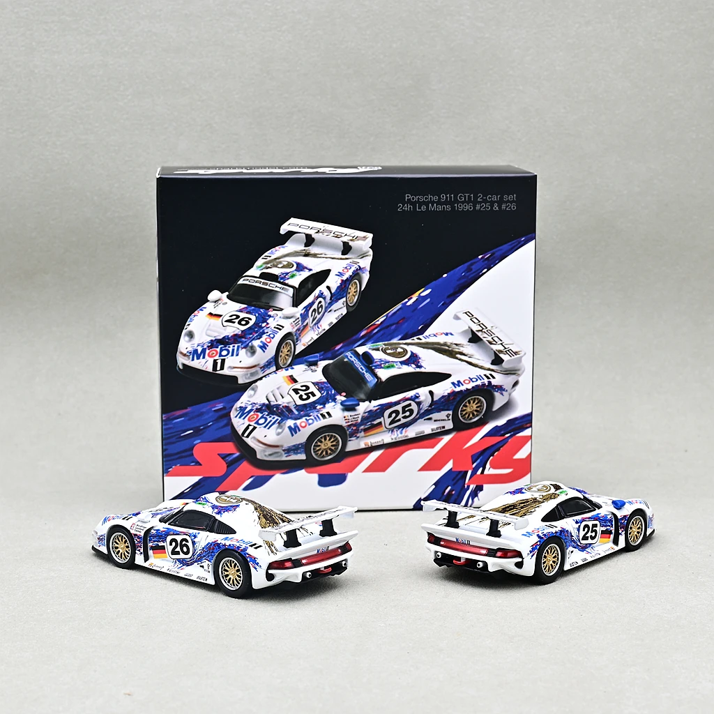 Фото 1:64 911 GT1 набор гоночных автомобилей из сплава, литая под давлением миниатюрная модель моделирования, украшение для взрослых, игрушка для мальчиков, подарок на детский фестиваль №5