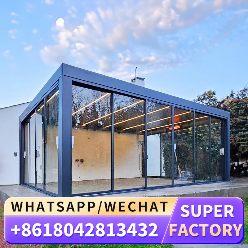 Ресторанный сад Деревянный Цветной павильон навес укрытие тент