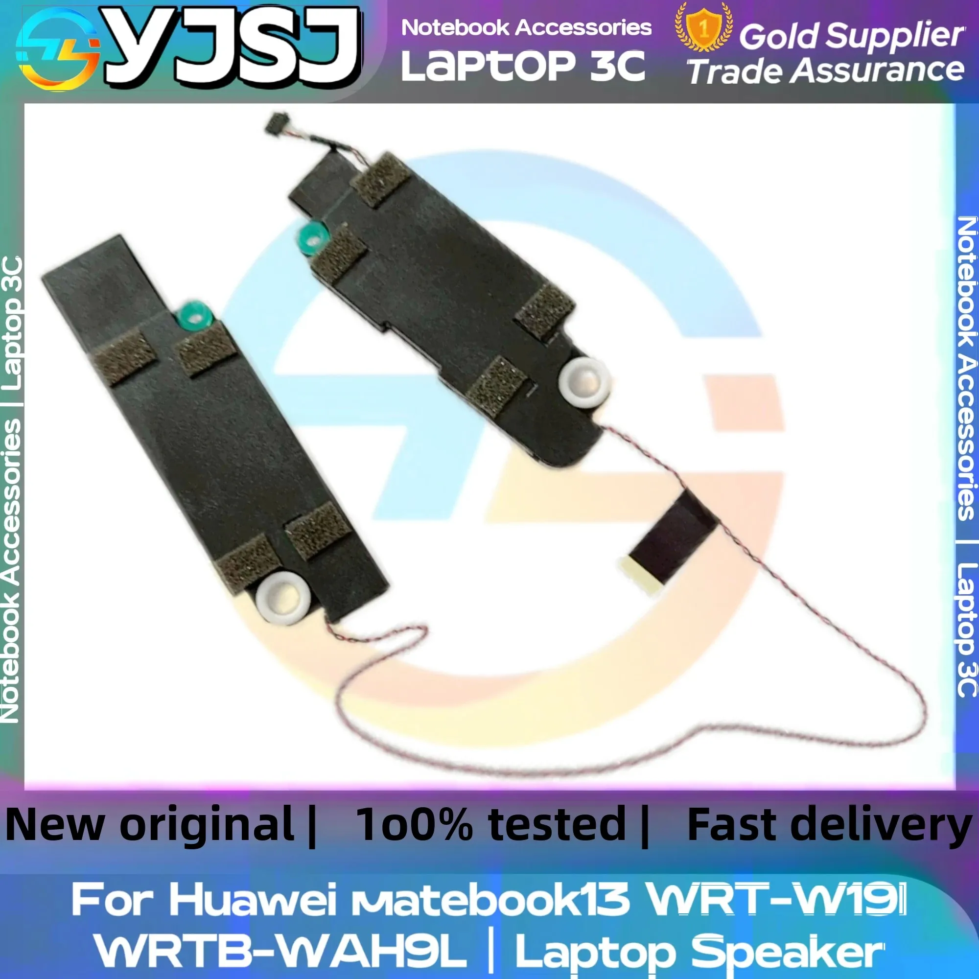 Фото Новый оригинальный для Huawei Matebook13 WRT-W19 W29 W09 W09L WRTB HN-W19L W19R ноутбук аудио динамик HQ 20330505000 №2