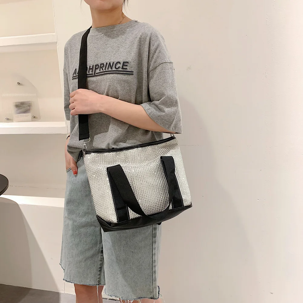

Fashion Rhinestones Handbags Women Shoulder Crossbody Tote Luxury Brand Designer Handbags Ladies Travel Party Evening Bag Bolsa
