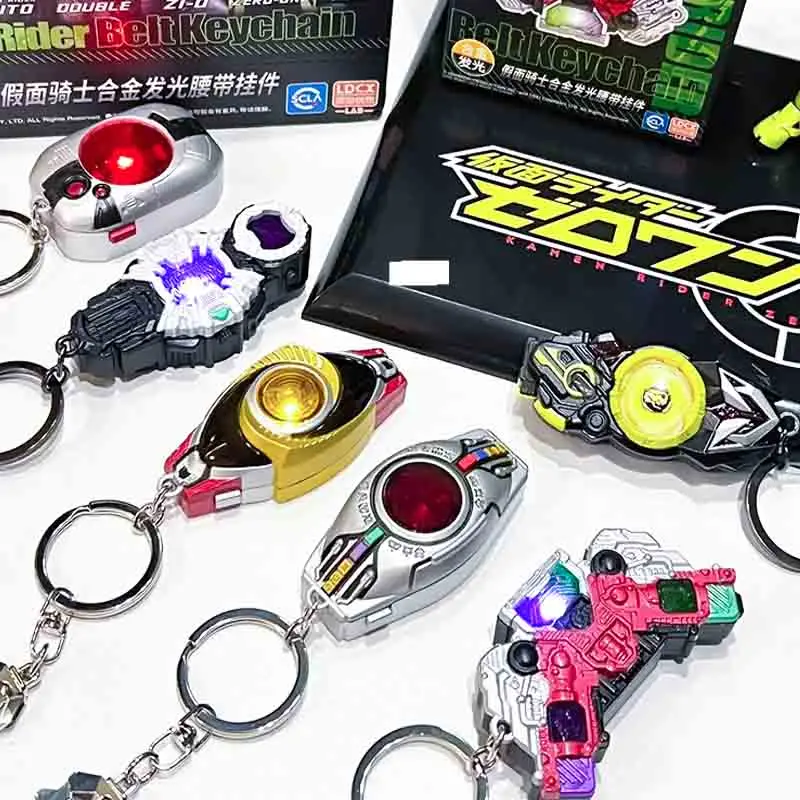 

Mini Kamen Rider Driver Masked Rider Action Figures Anime Figure 7cm keychain Glow Model Toys