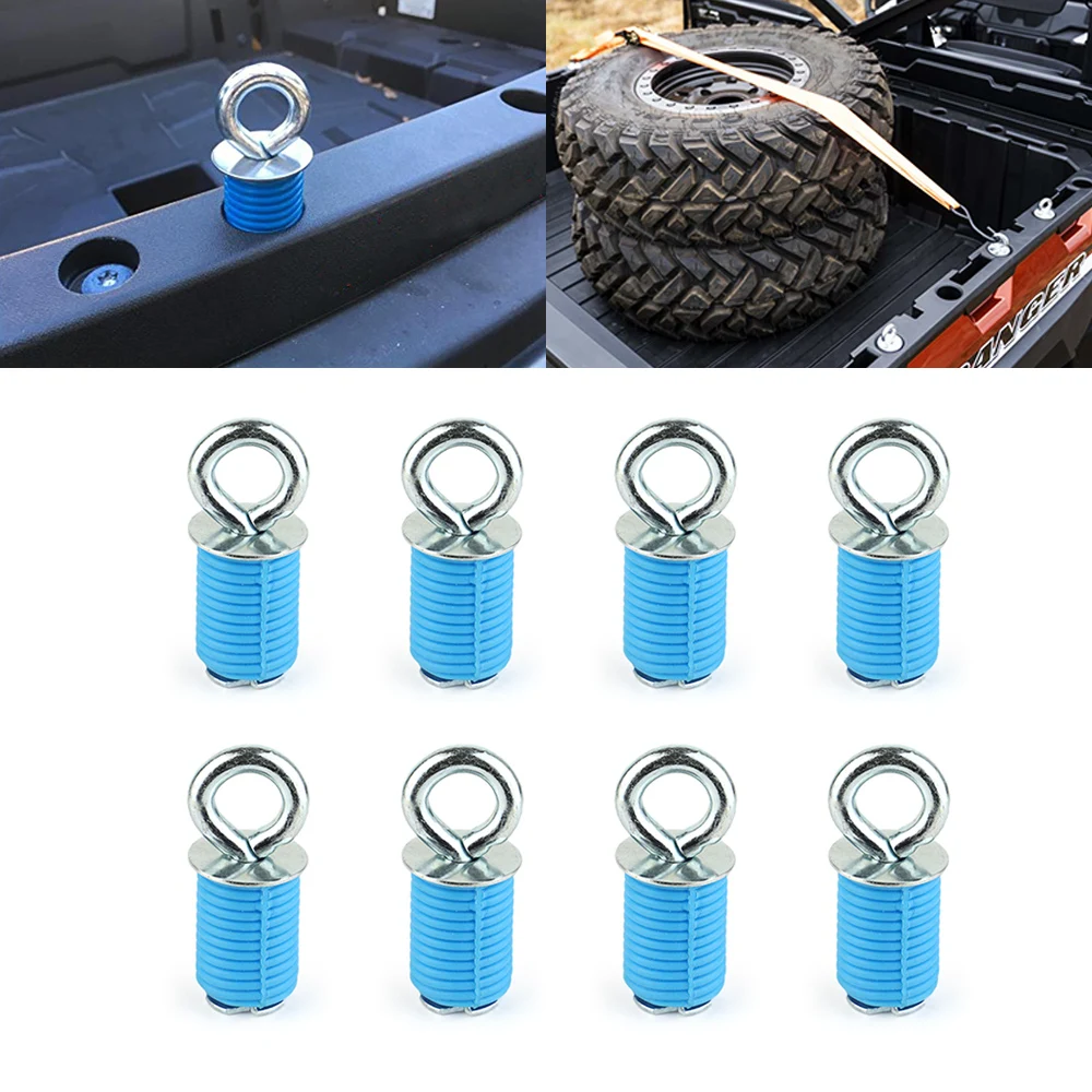 

8PCS Knob Cargo Racks Fastener UTV ATV Tie Downs Anchors for Polaris RZR 900 1000 XP Turbo Sportsman 450 570 850 ACE