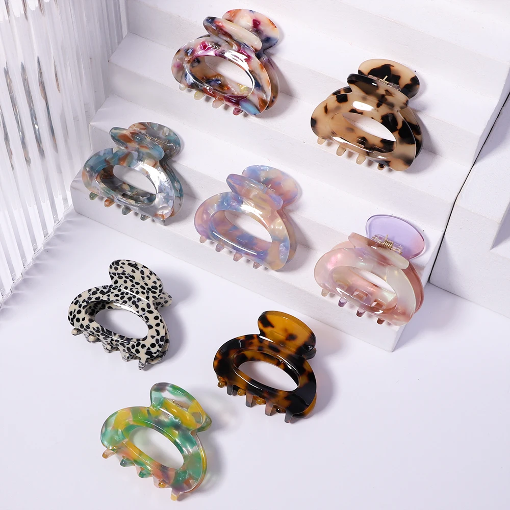 

Sweet Mini Acetate Hair Clip for Women Girls Hair Claw Chic Barrettes Crab Hairpins Styling Claw Clips Fashion Hair Accessories