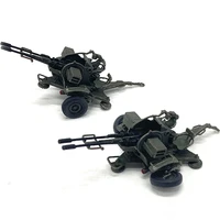 172 scale russian soviet military zu 23 2 double barreled anti aircraft gun model diecast collection display decoration 2pcs