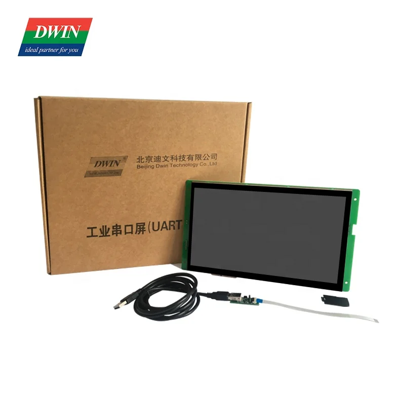ЖК-дисплей DWIN 10 1 дюйма UART TFT 1024*600 HMI Интеллектуальный сенсорный экран DMG10600C101_03W |