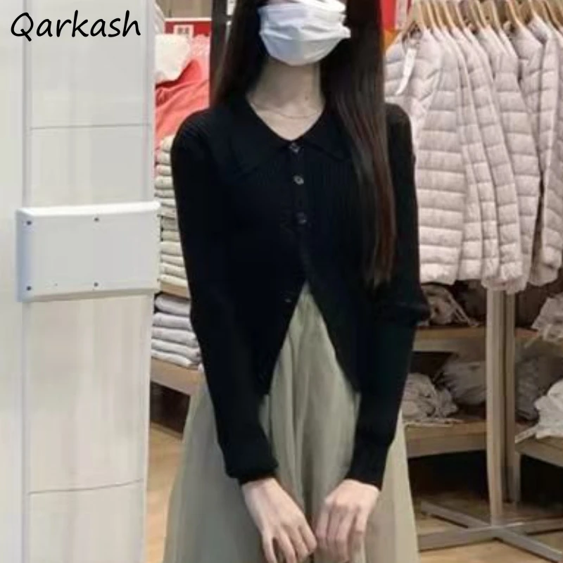 

Sets Women V-neck Long Sleeve Elastic Waist Loose Two Pieces Korean Style Elegant College Fashion Folds Solid Gentle Basic New