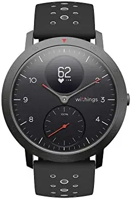 

Steel HR Sport - Multisport hybrid Smartwatch, connected GPS, heart rate, fitness level via VO2 max, activity and sleep tracking