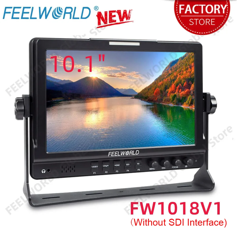 Монитор для камеры Feelworld FW1018V1 10 1 дюйма Full HD 1920x120 0 IPS 4K HDMI YPbPr