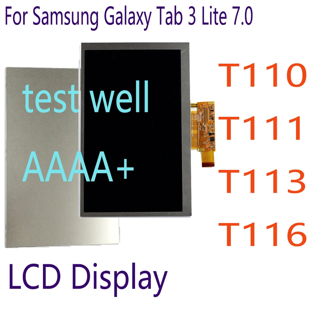 

Tested T110 LCD For Samsung Galaxy Tab 3 Lite 7.0 SM-T110 T111 T113 T116 LCD Display Screen Panel Monitor Module Replacement