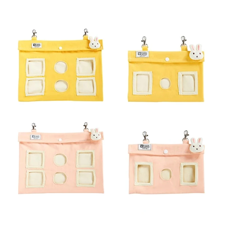 

Pet Feeding Bag Hanging Pocket Feeder Holder Feeding Dispenser Container for Rabbit Small Animals Pet Feeder Bag L21C
