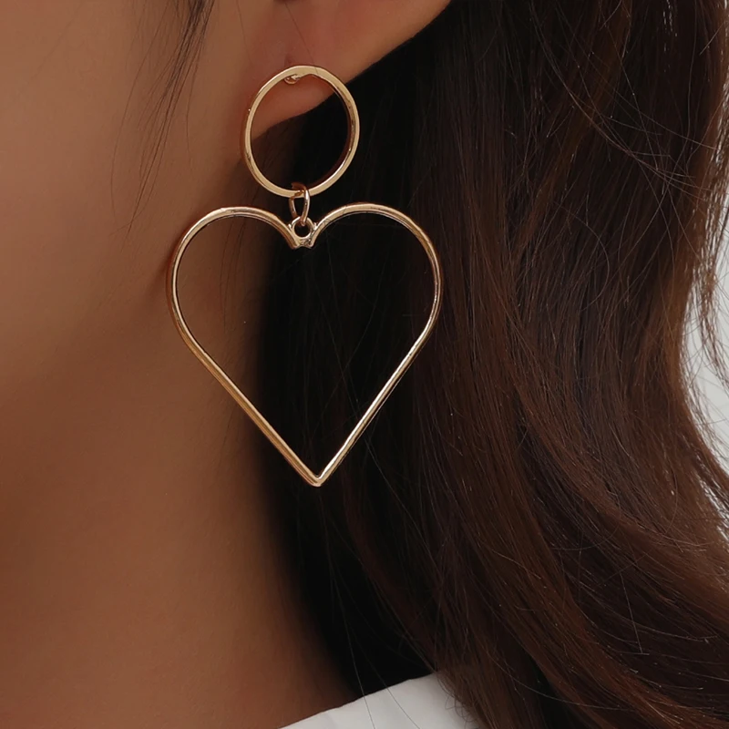 

Women's 2022 New Jewelry Women's Heart Earrings Earrings Heart Shaped Women's Pendants Luxury Jewelry Accessories Party Gifts