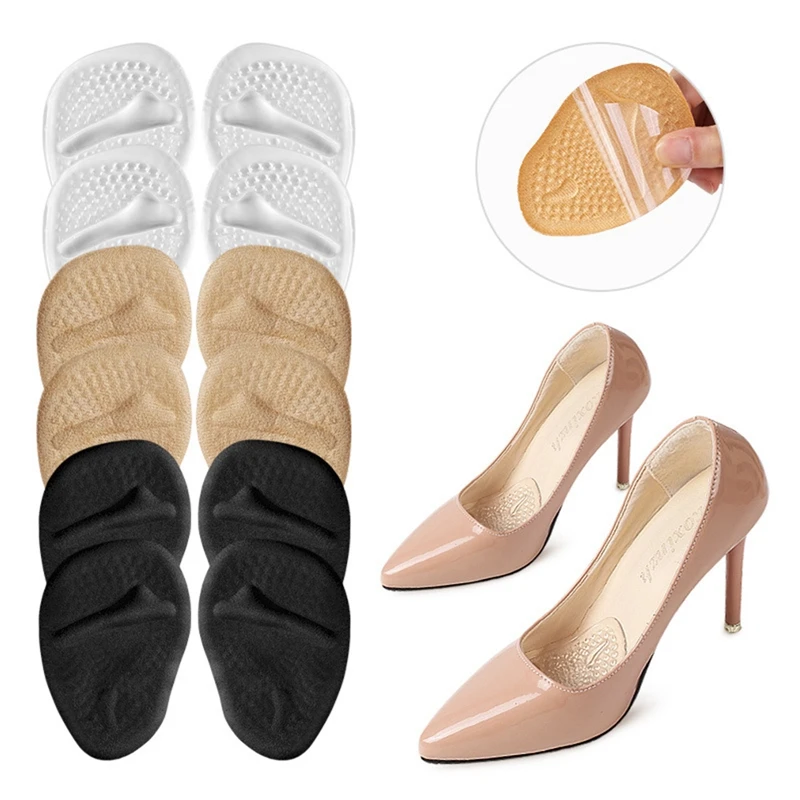 

1 pair Sole High Heel Foot Cushions Forefoot Anti-Slip Insole Breathable Shoes Pad Soft Inserts Insoles