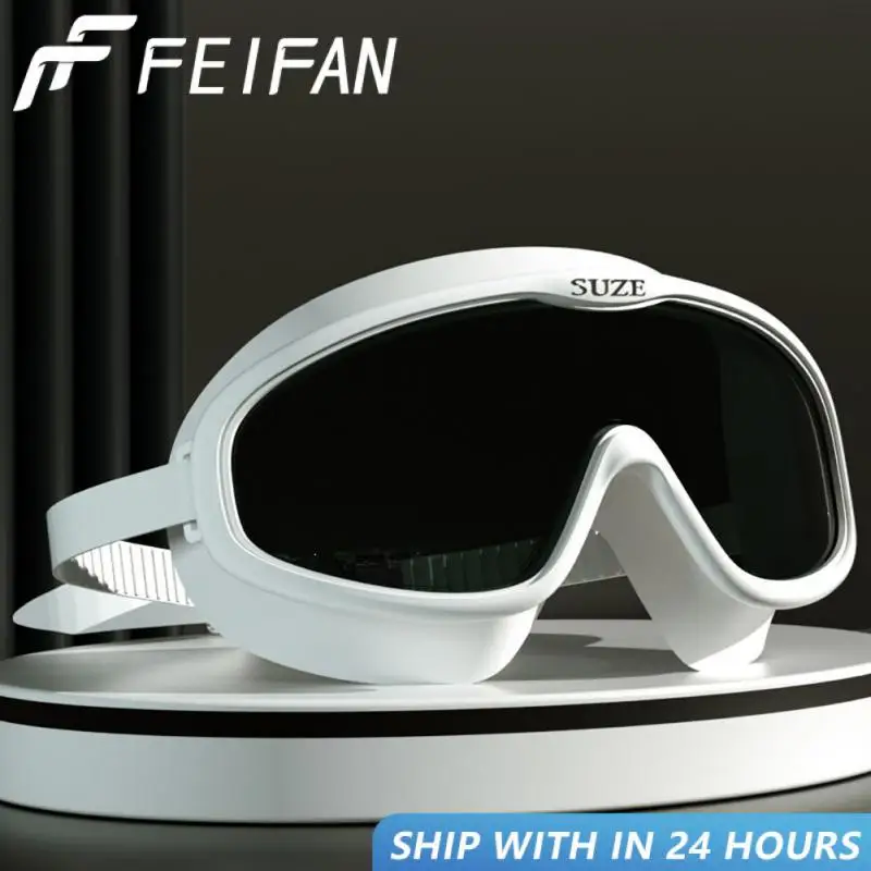 

Professional Swimming Goggles Adult Men Women Anti-fog HD Large Frame Swimming Glasses UV Protection Diving Water Sports Eyewear