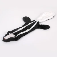 soft plush animal pet toy cute plush zebra squeaky toys tiger sound dog toy