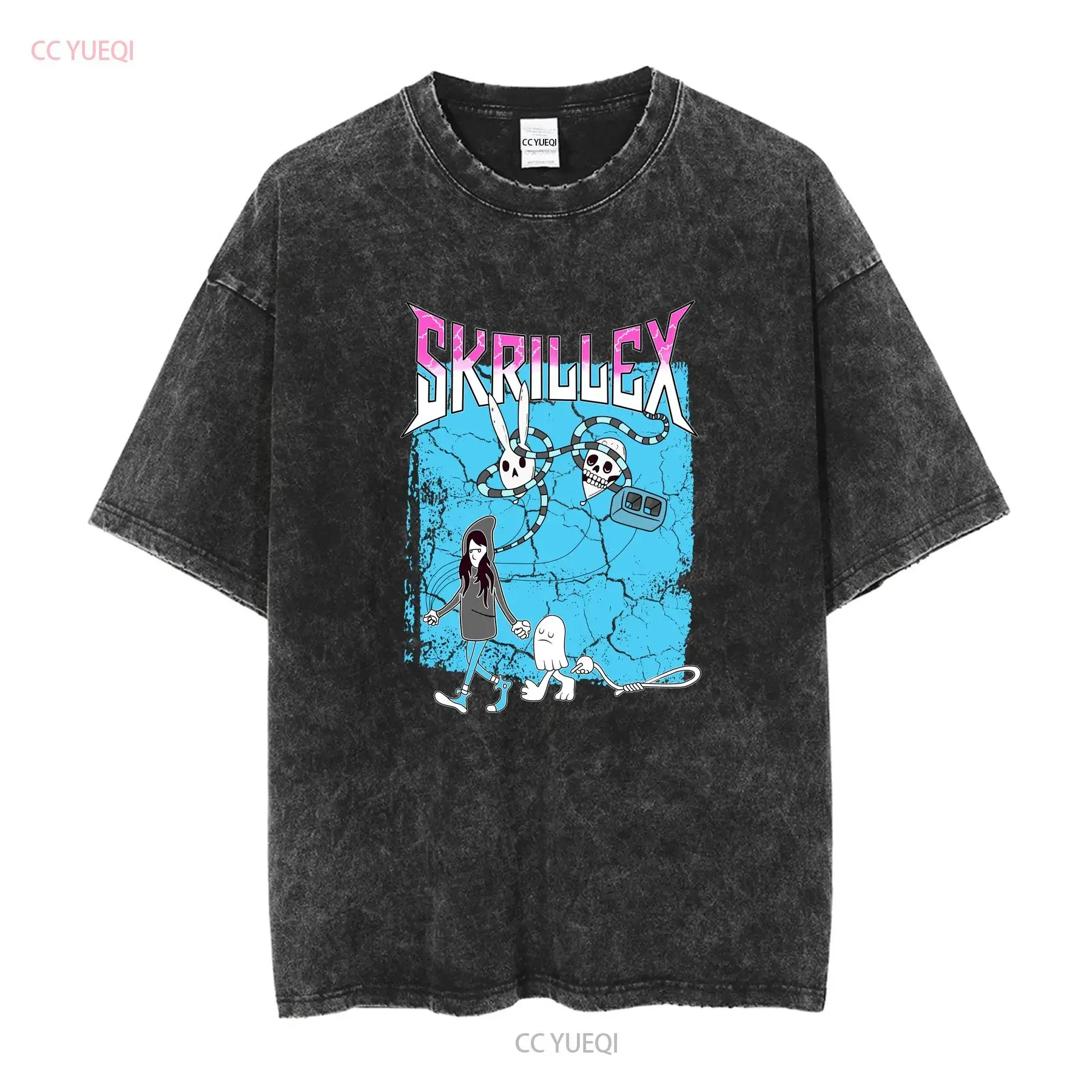 Фото Skrillex Gost Vs Sonny Футболка Sz S Emobug с длинными или короткими рукавами винтажная стираная мягкая слегка удобная дизайнерская одежда №2