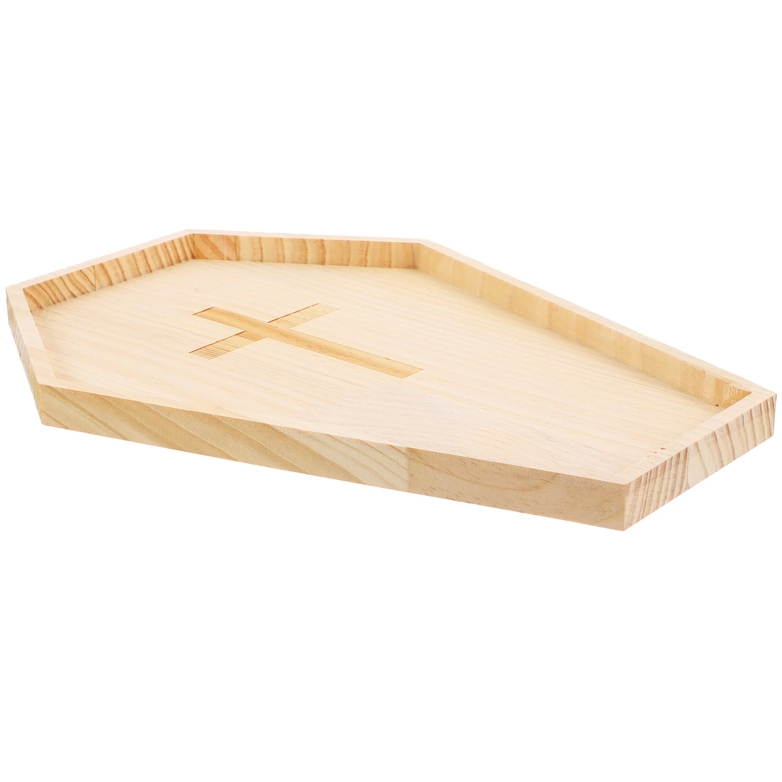 

Bat Wooden Tray Plate Serving Dry Fruit Desktop Food Cake Household Party Favors