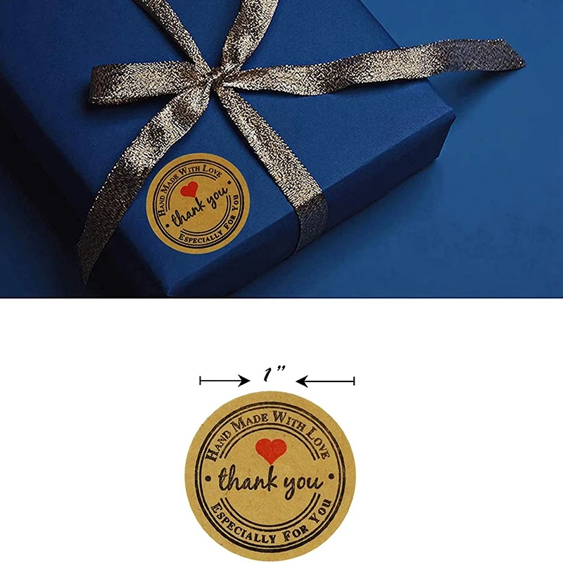 

10 Rolls Thank You Stickers Roll Decorative Stickers Roll For Packaging Bags, Boxes, Envelopes, Gifts For Decoration