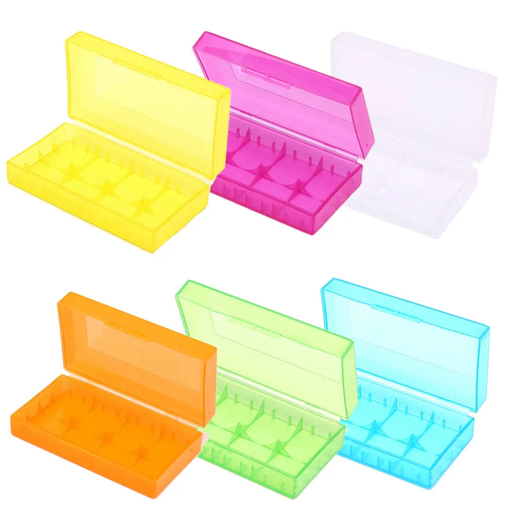 

5pcs Battery Plastic Case Storage Box For 18350 650 500 CR123 Batteries Conservation Organizer Box Case