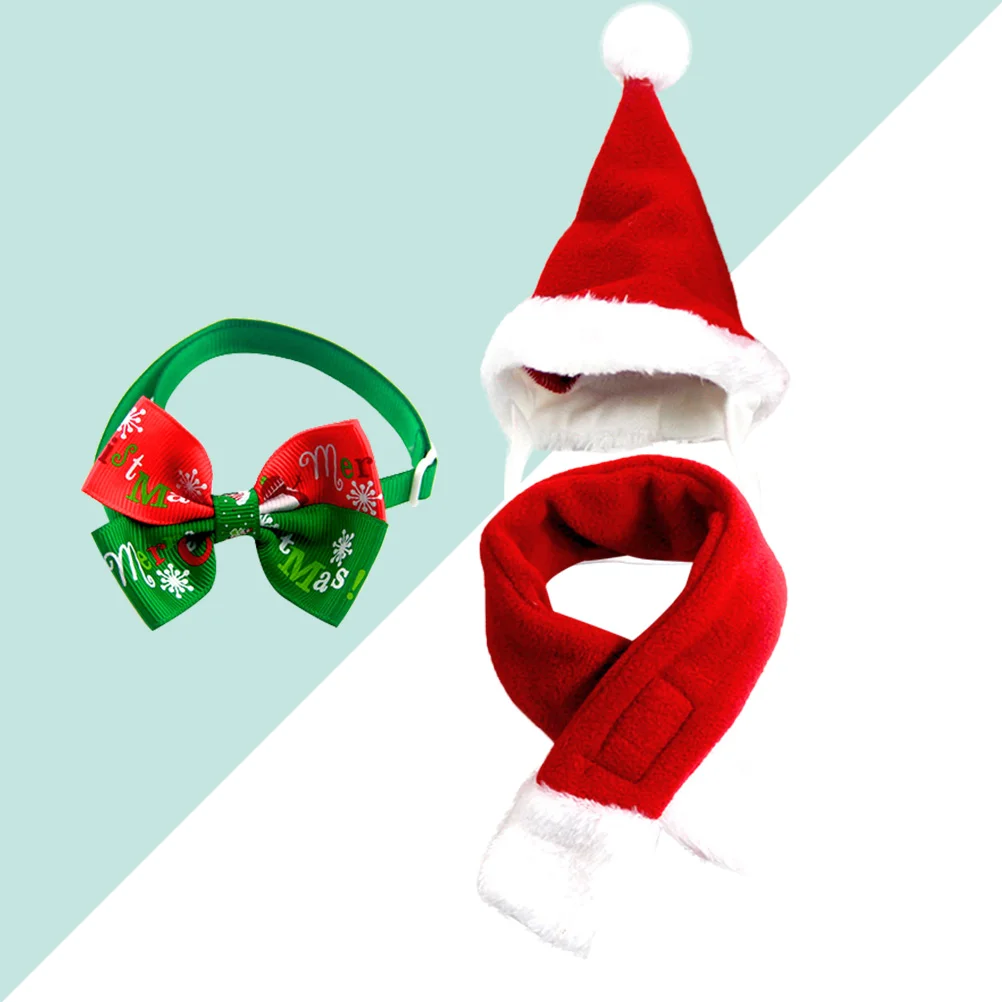 

1 Set of Suit Durable Christmas Style Costume for Puppy Dogs Kitten Christmas