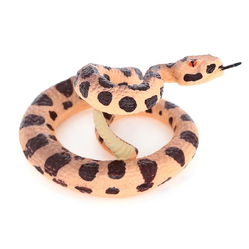 

Simulation Snake Short-Tailed Snake Viper Rattlesnake Boa Constrictor Reptile Model Creepy Prank Scary Snake Toy