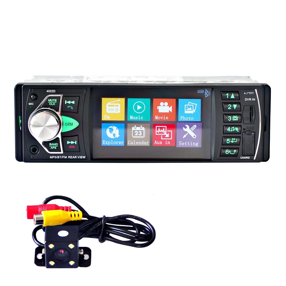 

Bluetooth MP5 Player Reversing Screen 4022D+Reversing Camera
