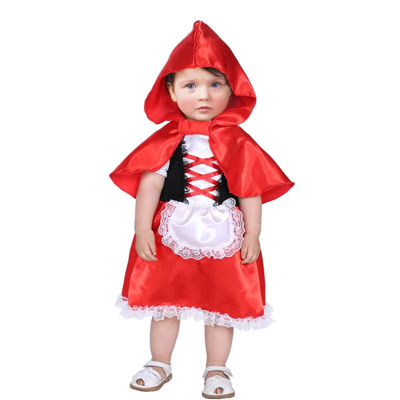

Umorden Halloween Little Red Riding Hood Costume for Baby Girls 6M 9M 12M Purim Birthday Party Fancy Dress