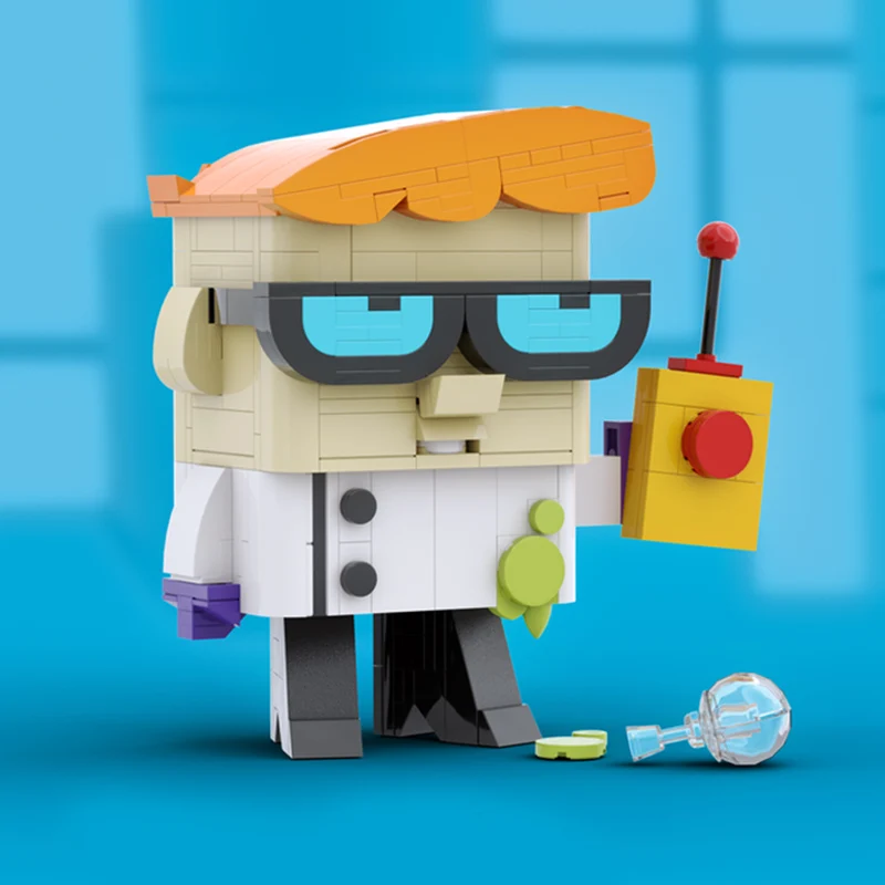 

Конструктор MOC из мультфильма «Декстер и этикетки»