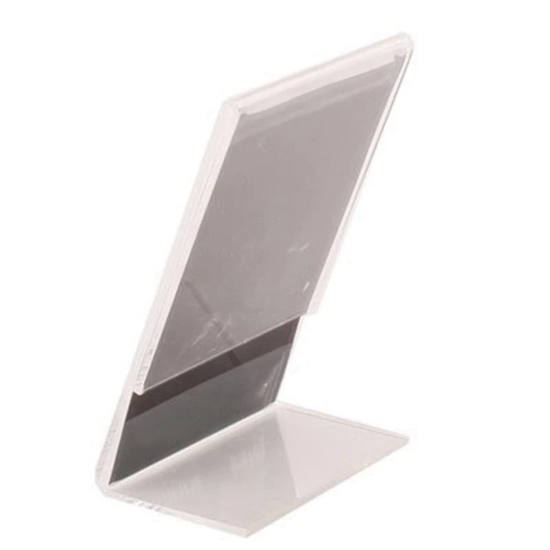

AFBC 15Pcs Office Acrylic Display Leaflet Stands Counter Plastic Message Board Menu COLLEGE Holder For Business Poster
