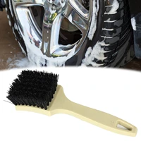 auto tire rim brush wheel hub cleaning brushes car wheels detailing cleaning accessories black yellow tire auto washing tool