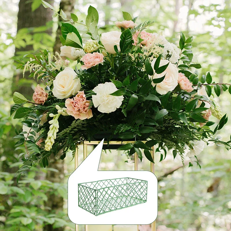 10 шт. пластиковая клетка для грязи с цветочным рисунком держатель цветочной