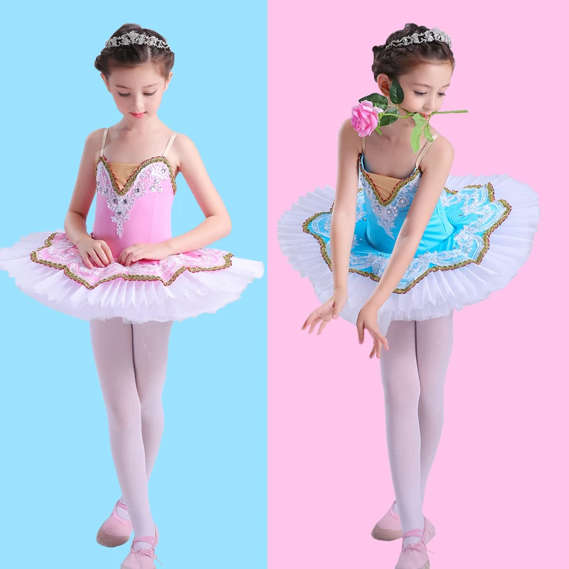 Professional Romantic Tutu Long Tulle Tutus Ballet Dress Women Girls Ballerina Party Dress Children Ballet Dance Costumes