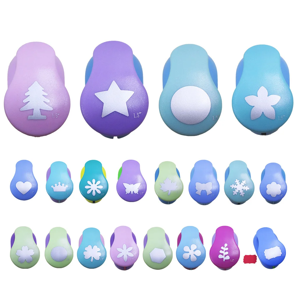 

3 Pack Hole Punch Paper Punchers Crafts Scrapbooking Cards Labor-saving Art Multiple Patterns Kids 3-3 7cm christmas tree