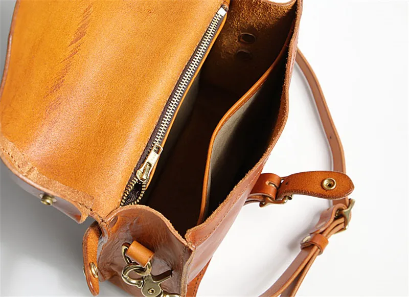 Outdoor casual luxury genuine leather men's small cross-body bag weekend daily high-quality real cowhide phone shoulder bag